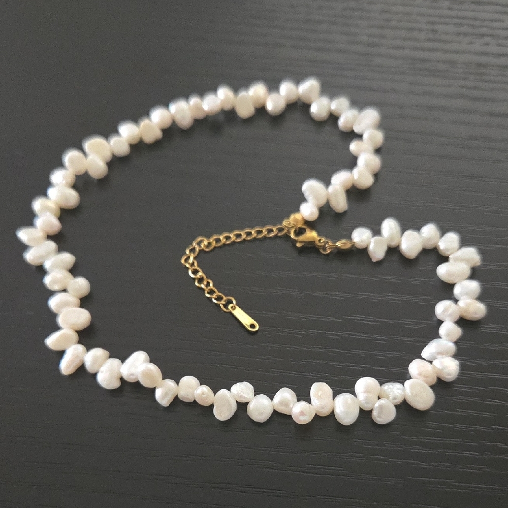 Vacation Imitation Baroque Pearl Necklace